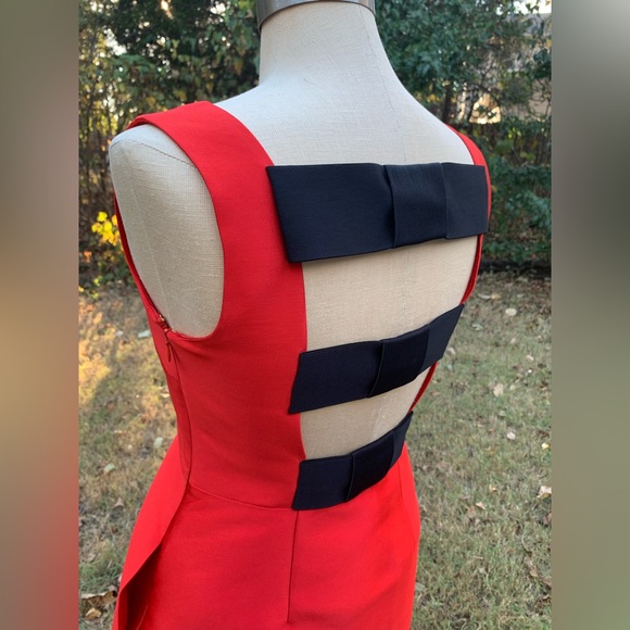 ♠️ Kate Spade ♠️ Fit & Flare, 3-Tier Bow Back Dress - Picture 14 of 16
